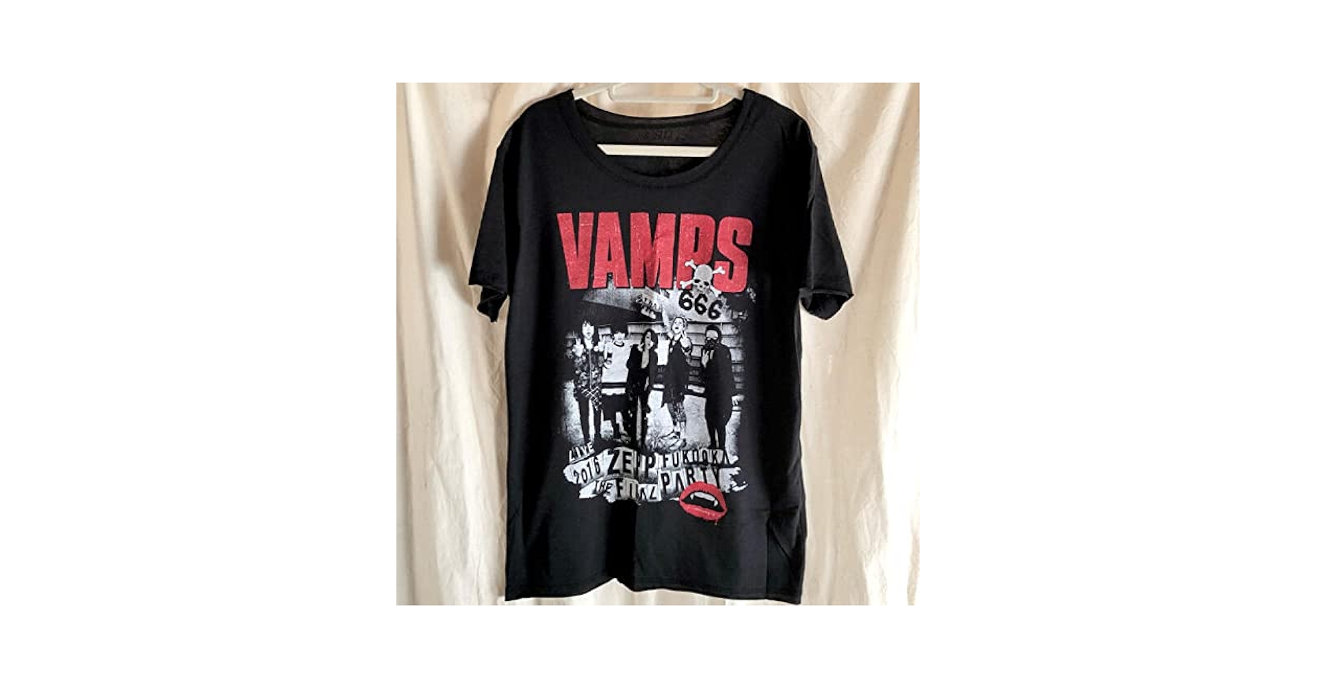 Amazon.co.jp: VAMPS zepp福岡 ファイナル Tシャツ HYDE K.A.Z