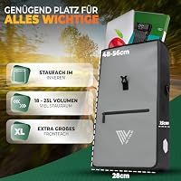 MIVELO 2in1 Fahrradtasche für Gepäckträger I Gepäckträgertasche wasserdicht inkl. Schultergurt - Fahrrad Tasche Set (Grau) – Ansicht 4