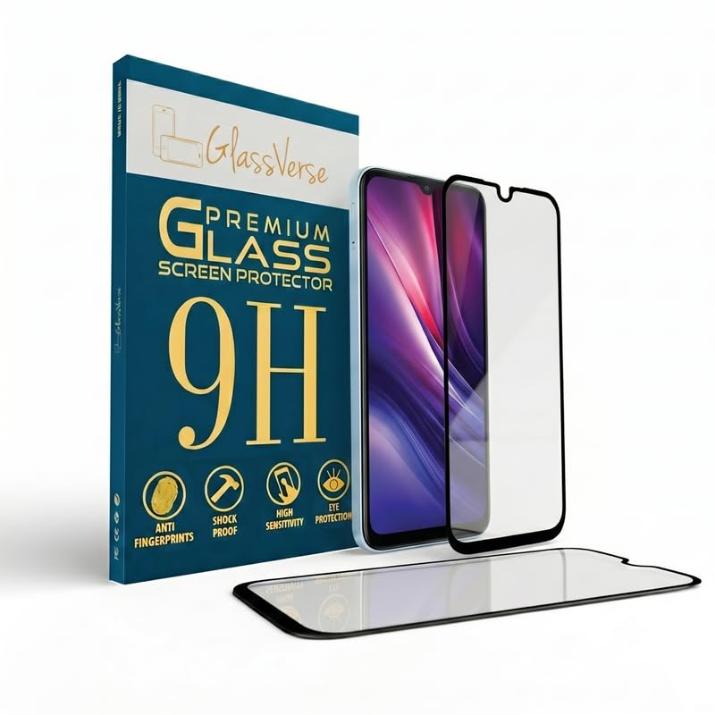 Image of GlassVerse Toughened Oleophobic Tempered Glass For Itel Zeno 20 Max (PACK OF 1) with Free Installation Kit. Full screen Coverage - 6.6 inch