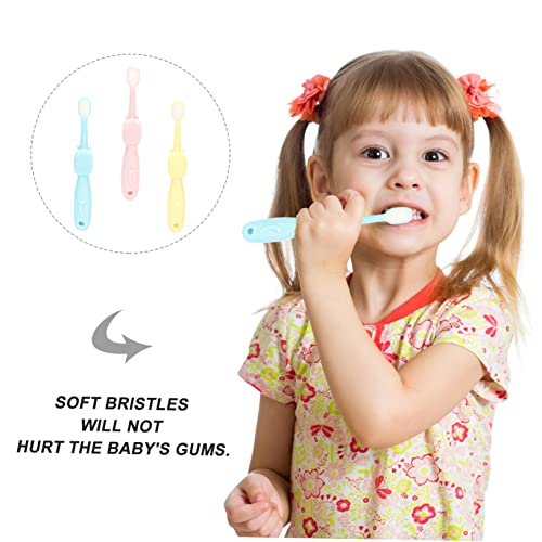 Veemoon 3 Stück Kinder Zahnbürsten mit Bequemen Borsten für Kleinkinder Cartoon Ergonomisch zu Zähnen für Tägliches Zähneputzen – Bild 6