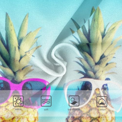 Cotton Girls Underwear Toddlers Cute Funny Beach Pineapples Panties for Girl Bright Kids Undies Briefs 2t3