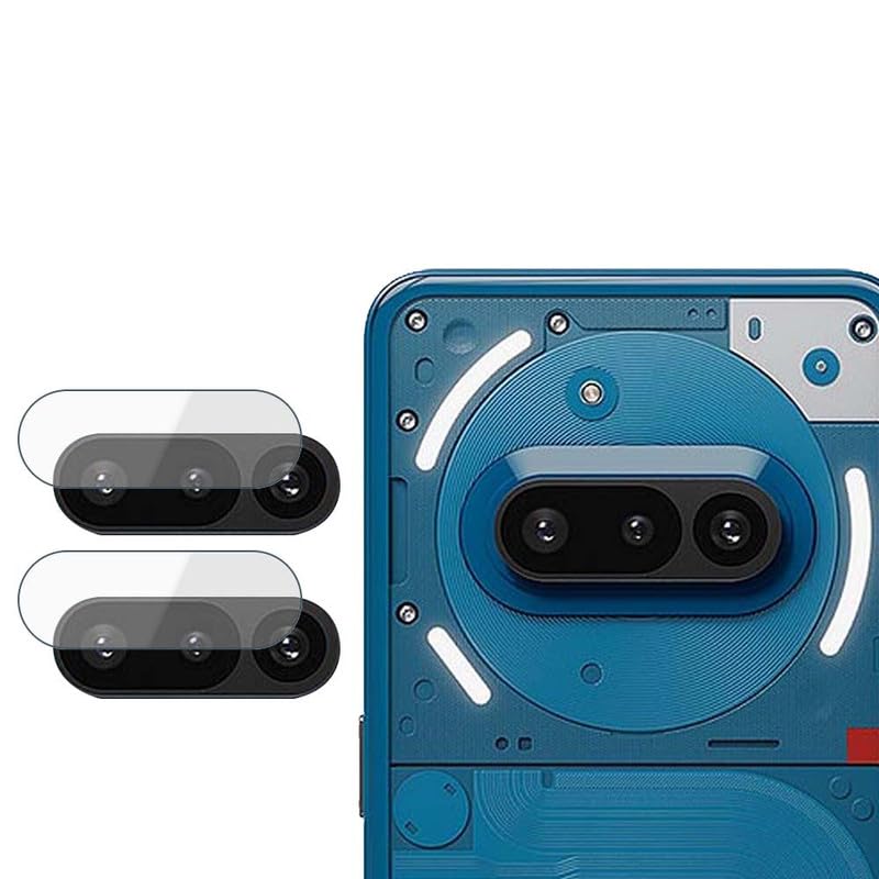 Pack of 4 | 9H Flexible Back Camera Lens Screen Protector Compatible with Nothing Phone (3a) (Not a Tempered Glass)