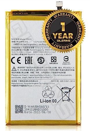 Image of Original BN56 Battery for Mi Redmi 9A / Mi 9C /Poco M2 Pro Battery with 1 Year Warranty****(G106)