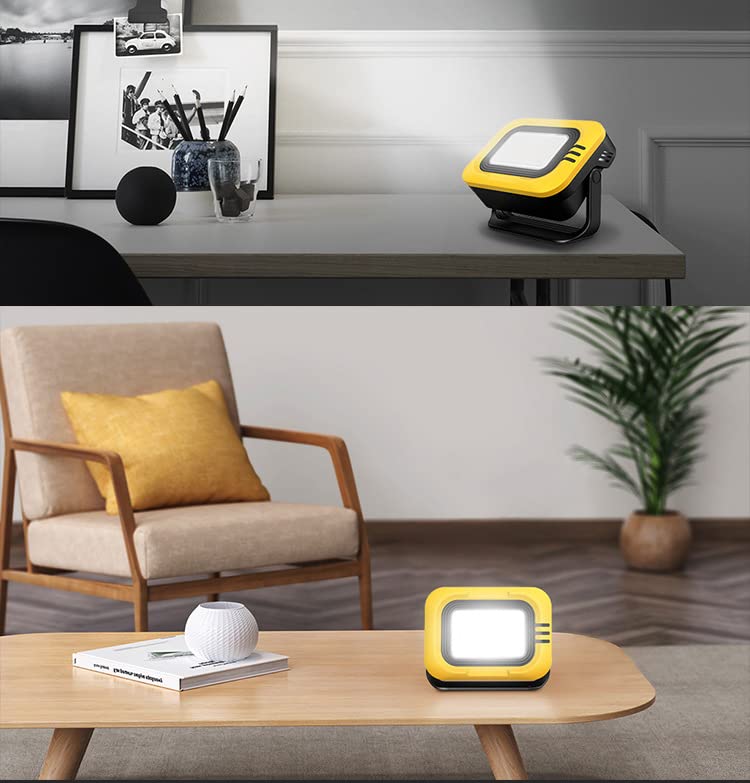 Lampe de travail LED avec trois niveaux de luminosité et batterie rechargeable USB - 2