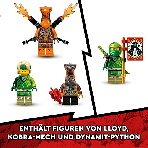 LEGO 71763 NINJAGO Lloyds Rennwagen EVO, Auto-Spielzeug ab 6 Jahren mit Rennauto und Schlangen-Figuren – Bild 6