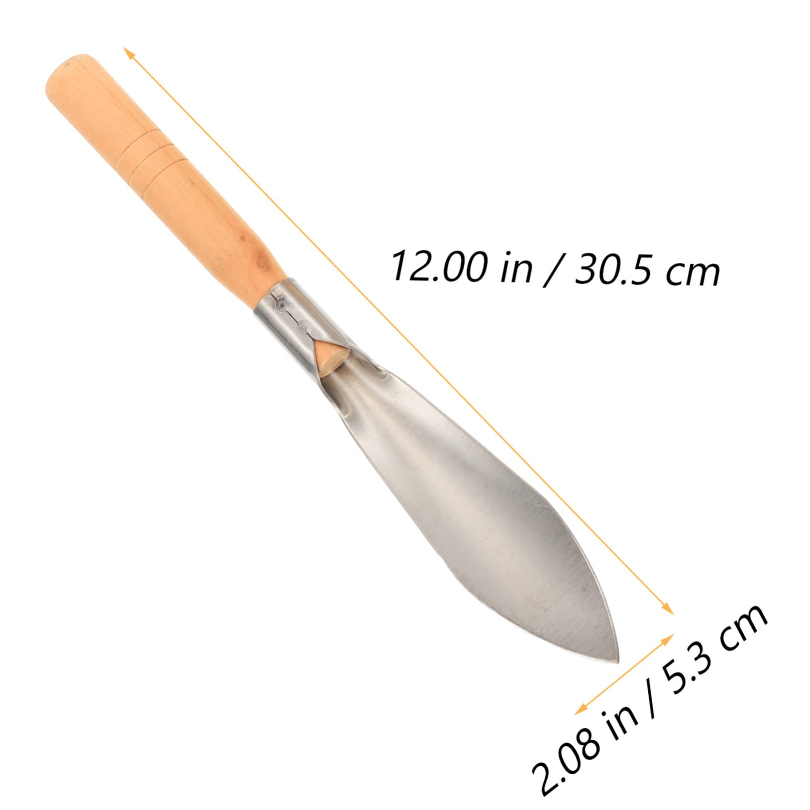 Abaodam Stainless Steel Shovel Practical Shovel for Outdoor Trowel for Garden Gardening Hand Trowel