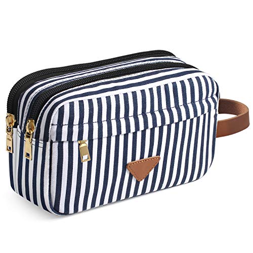 Preisvergleich Produktbild Reise-Kulturbeutel, tragbare Reise-Kosmetik-Waschtasche über Nacht waschen Fitnessstudio Rasiertasche Make-up Rasieren Dopp Kit