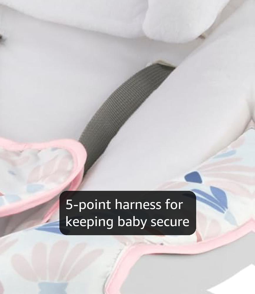 Ingenuity Keep Cozy 3-in-1 Grow with Me Vibrating Baby Bouncer Sea
