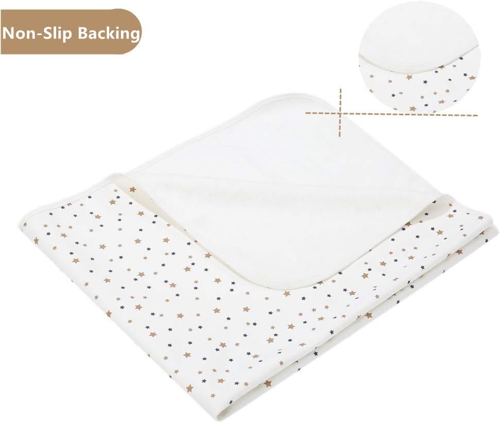 AMIATCH Baby Waterproof Bed Pad - Washable Wetting Pads for Toddler Children Baby Crib Waterproof Mattress Pad Potty Training Pads Reusable Underpads Bed for Kids Adult Pets Sleeping (2 Pack) : Baby