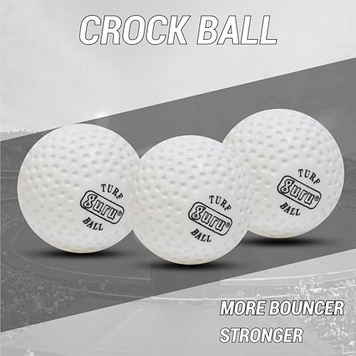 Image of GURU Bowling Turf Balls, Cricket Practice Ball, Small Dot Balls for Bowling Machine, Field Hockey Training
