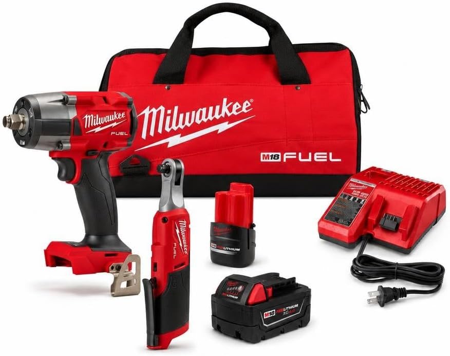 Milwaukee Electric - M18 Fuel and M12 Fuel 2-Tool Combo KIT
