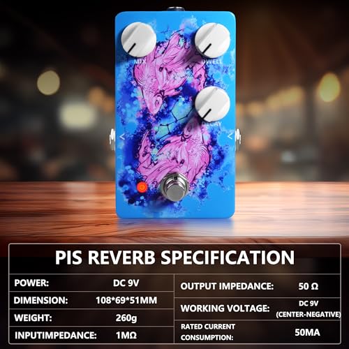 Pédale de réverbération pour guitare AZOR True Bypass pour éliminer la perte de son - 4