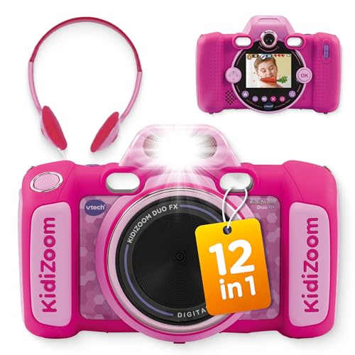 VTech KidiZoom Duo FX I Digitale Kinderkamera mit Selfie- und Videofunktion...