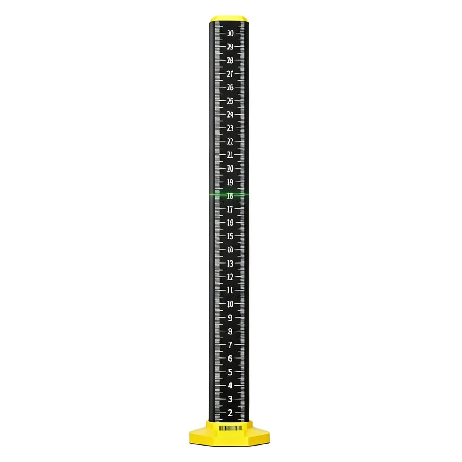 Woodworking Equal Height Ruler Upgraded Positioning Horizontals Elevations Ruler Double-Side Scale Ceramic Tiles Tool Equal Height