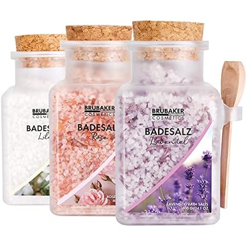 BRUBAKER Badesalz Set 3 x 400 g Cover