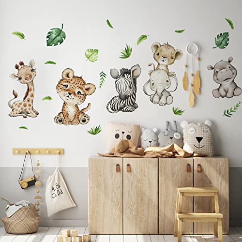 Vinilos Decorativos Infantiles Animales Safari Yovkky miniatura 5