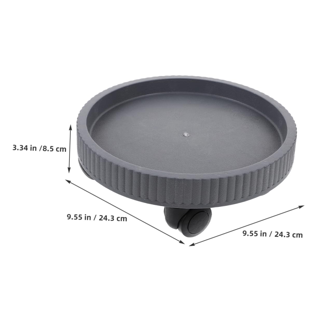 Sottovaso Quadro classic per vasi da esterno per fiori e piante / 30 cm / Bronzo | Leroy Merlin