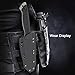 MCDLOKA Fixed Blade Knives Outdoor Duty Knife 440C Stainless Steel Survival Camping Knife with G10 Handle Waist Clip EDC Kydex Sheath