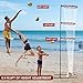 Youluzhen Volleyball Setter Training Equipment - Angle and Height Adjustable Volleyball Target Net for Serving and Setting Trainer, Indoor and Outdoor Practice Equipment with Portable Carrying Bag