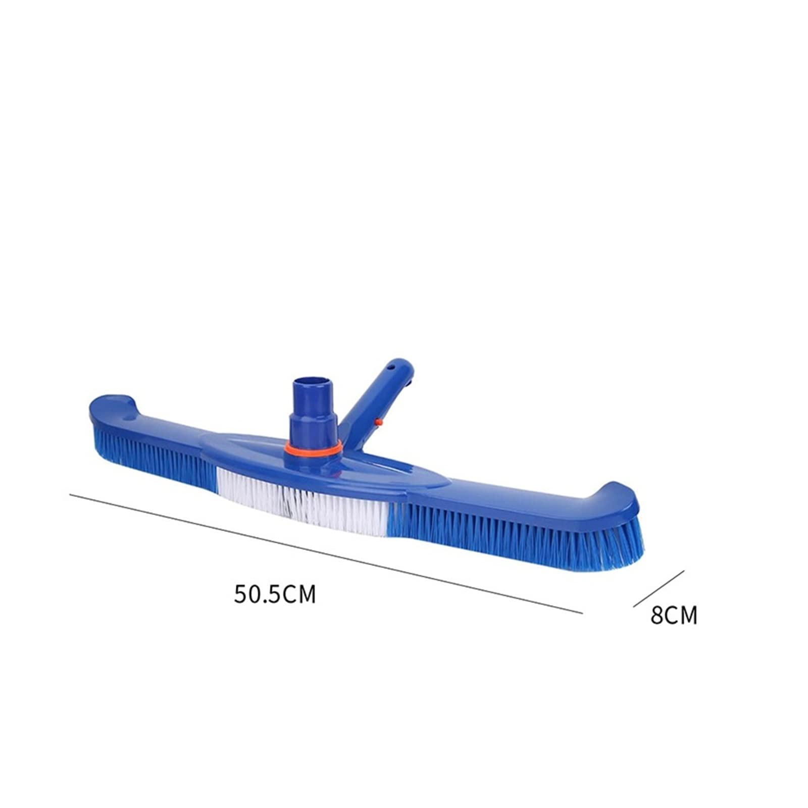Głowica ssąca Pływanie Szczotki basenowe Miotła podłogowa Środek czyszczący SPA Wall Pływanie Przenośne elementy zewnętrzne(20inch bule 2pcs)