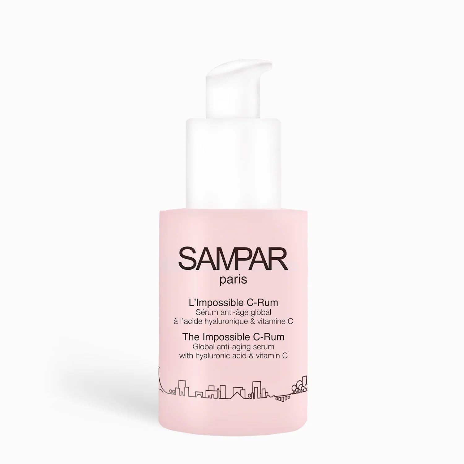 Sampar - L’Impossible C-Rum - Anti-rides + Anti-taches + Hydratation + Fermeté + Éclat du teint - Concentre 5 Actions Anti-âge - Flacon 30 ml