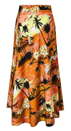 Image of Cromoncent Matching Hawaiian Outfits for Family, Dad and Son Matching Luau Beach Tropical Shirts Mommy Daughter Tropical Sets