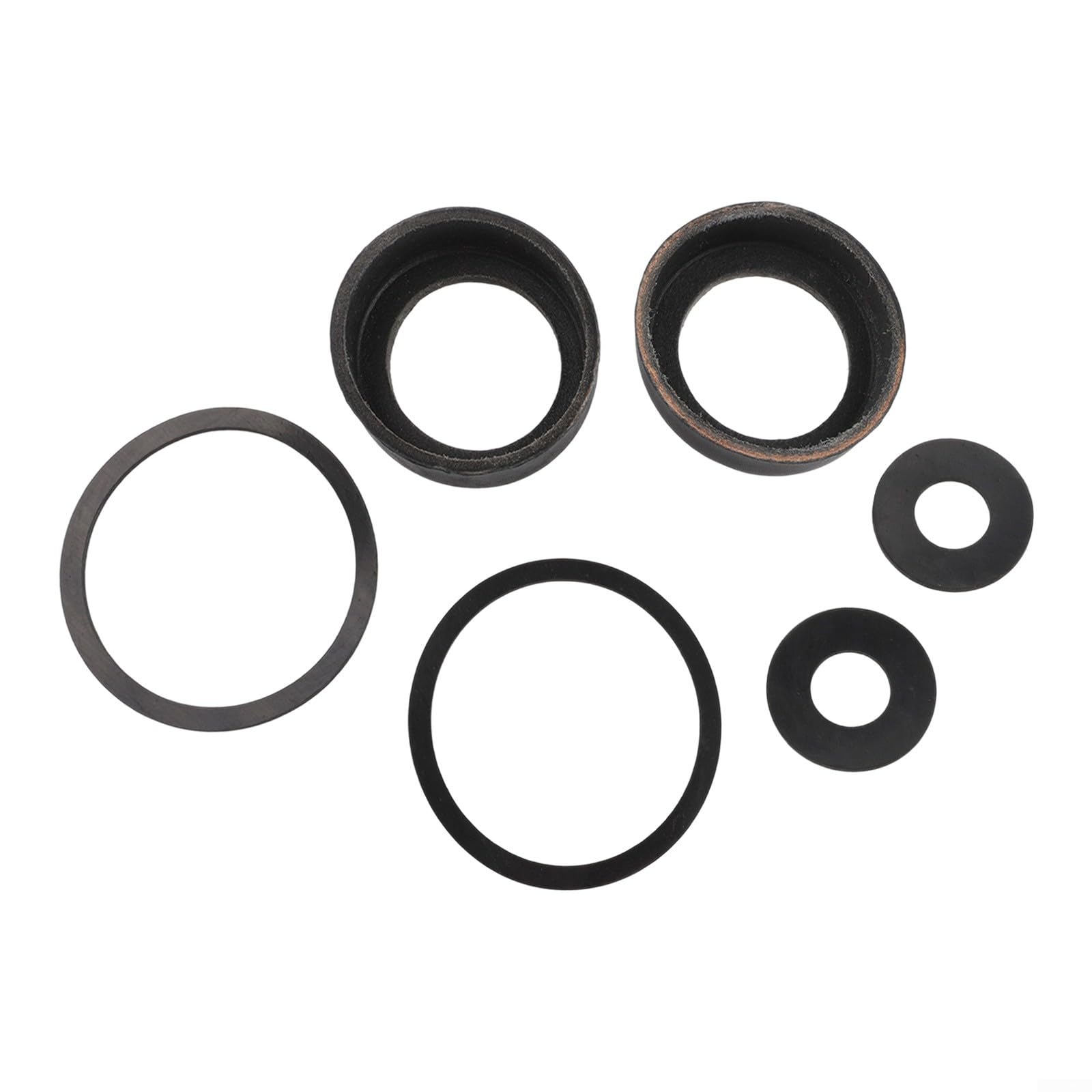 2 juegos de mango tipo 90 para kit de sellado de cuero con juntas tóricas, taza de pistón de cuero vacuno y repuesto de manga para bombas de mano de pozo, juego de juntas de cuero marrón para