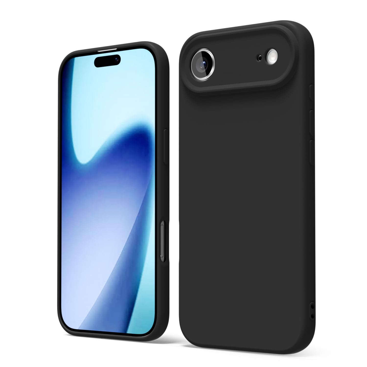 oakxco for iPhone 16 Pro Max Case Liquid Silicone, Soft Rubber Gel Elegant Aesthetic Basic Simple Cover, Cute Thin Slim TPU Matte Solid Color Plain Smooth Case for Women Girl, Light Pink — view 1200