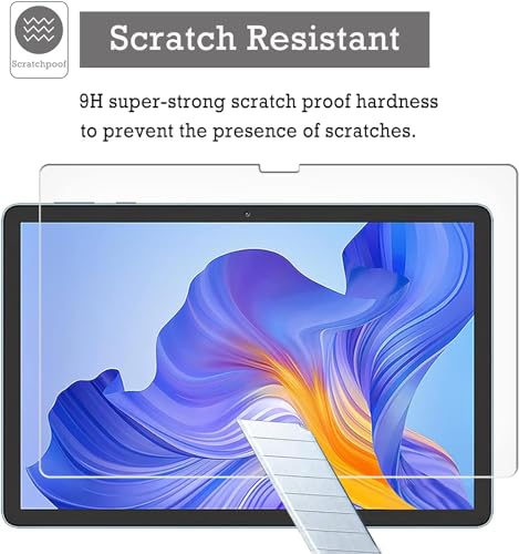 Image of VERTUS Premium Tempered Glass Screen Protector for Honor Pad X8 (10.1 inch inch) (2022) / X8 Lite 10.1 inch 2023 / Huawei MatePad T10 9.7 inch / T10s 10.1 inch with Anti-Scratch & Smudge Proof Coating