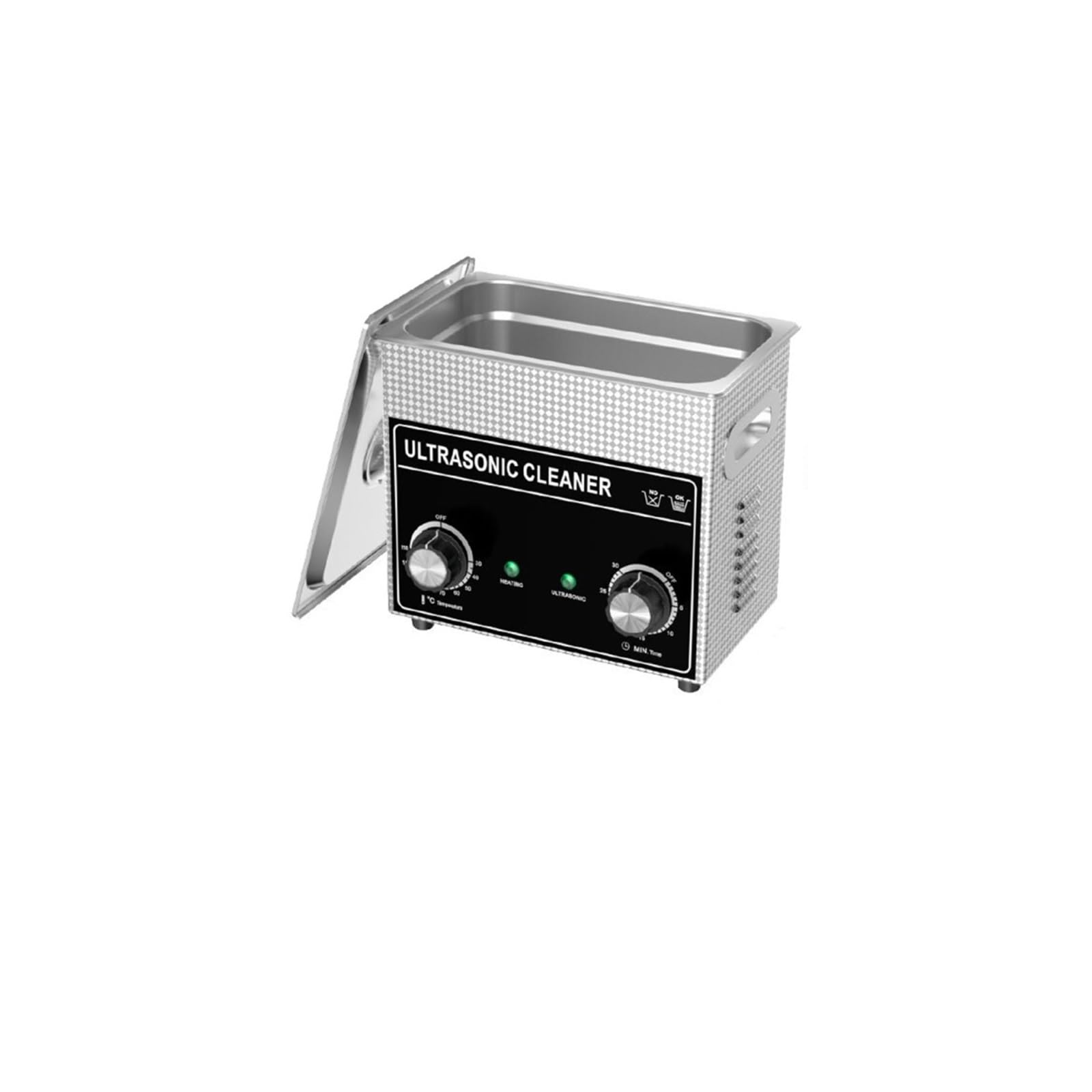 Ultraschallreiniger Ultraschallreiniger 2L 3, 4,5L 6, 10L 15L 22L 30L Mechanisches Ultraschallbad Mit Heizungs-Timer Edelstahlkorb(3.2L)