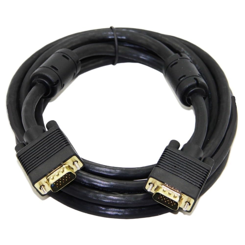 Kabel VGA męski 3+6 HD przewodowy 15PIN do projektora LCD monitora PC 1,5 m 300 cm 5 m 10 m 20 m (1,5 m)