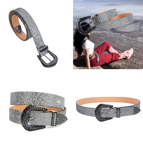 Rhinestones Decorative Belt Personality Charm Waistband Fashion Creative Belt for Parties and Social Gatherings2