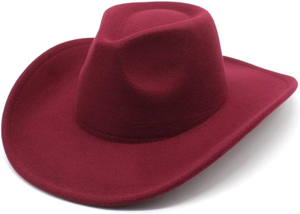 Classic Wide Brim Wool Fedora Hat, White