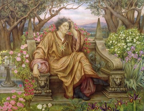 Une âme en enfer par Evelyn De Morgan, tableau sur toile haut de gamme pour chambre 60x90