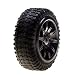 Team Losi Tires Mounted Black: Micro Rally(4)