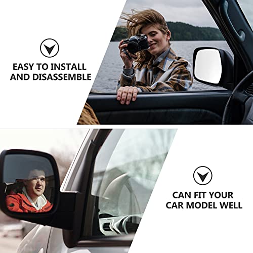 FAVOMOTO 1 Peça Acessório De Carro De Reboque Externo Lateral Driver De Placa Durável Vidro De Subst