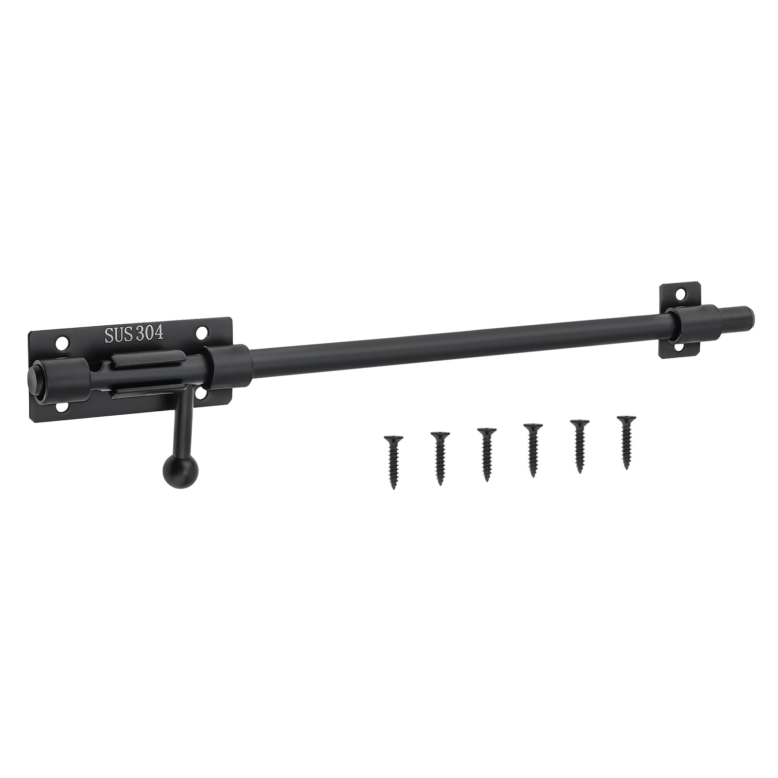 Loquet de porte coulissant en acier inoxydable 304 au design architectural