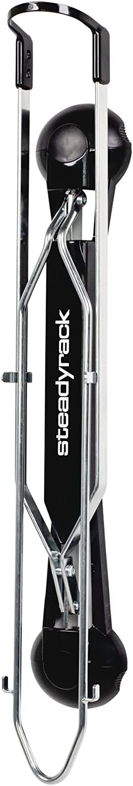 Steadyrack Bike Rack โ Swivel Bike Wall Mount for eBikes with Fender, 20โ-29โ Wheel Diameter eBike Rack, 77lbs Capacity Bicycle Hanger, Easy Lift Design