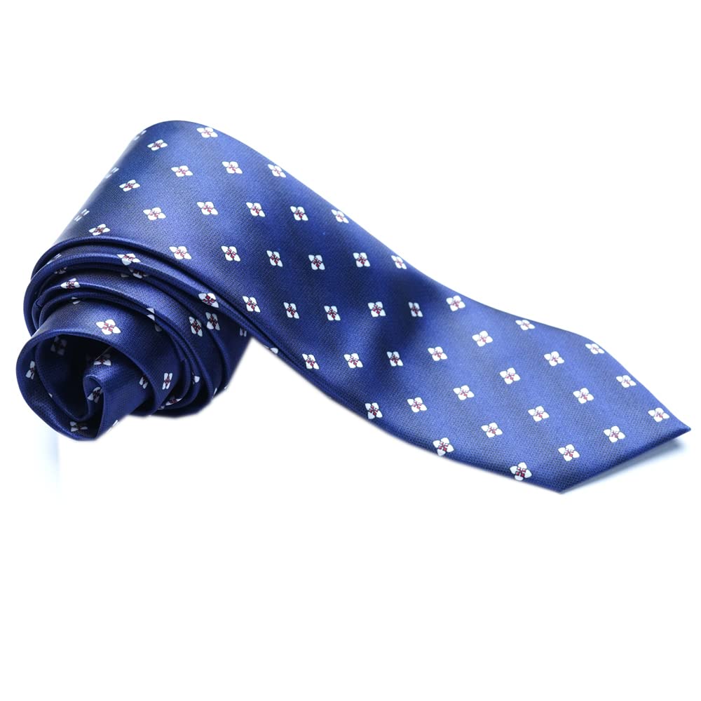 Classic Navy Blue Necktie for Men Comes in a Gift Box - Timeless and Elegant Design-image-39