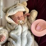 BABESIDE Lifelike Reborn Baby Dolls Boy - 17-Inch Baby Soft Body Realistic-Newborn Baby Dolls Full Body Vinyl Silicone Baby Doll Real Life Baby Dolls with Toy Accessories for Kids Age 3+