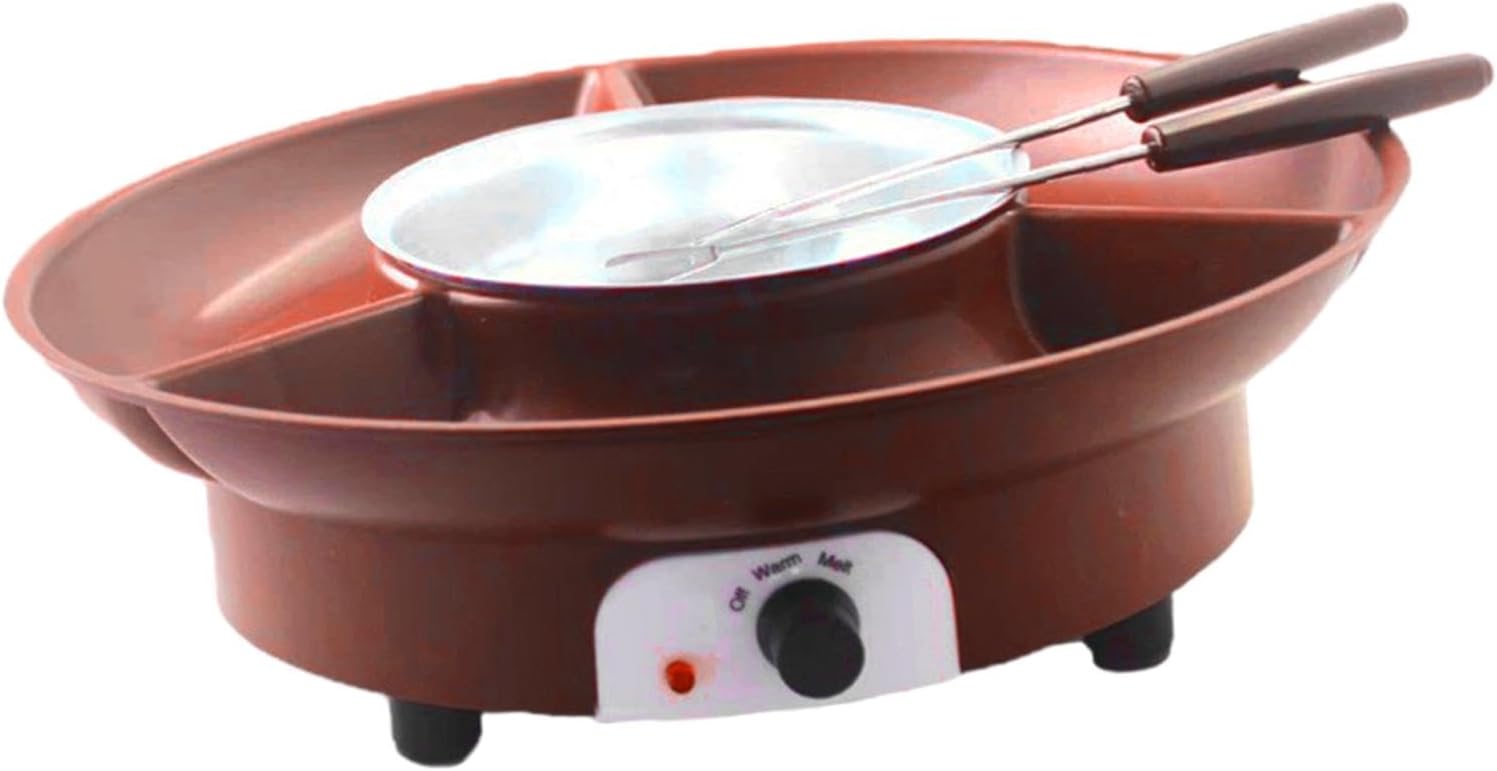 Chocolate Fondue Electric Fondue Sets Large Capacity Lightweight Portable Home for Holiday Birthday Party Cheese Dessert