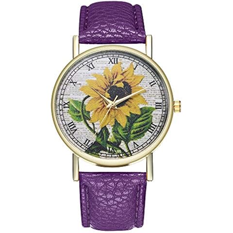 Watches for Women Wrist Watch Round Fashion Leather Band Woman Analog Watches Quartz Women's Watch Outdoor Sport Watches Watch Cover