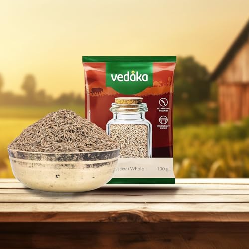 Image of Amazon Brand - Vedaka Cumin (Safed Zeera) whole, 100 g