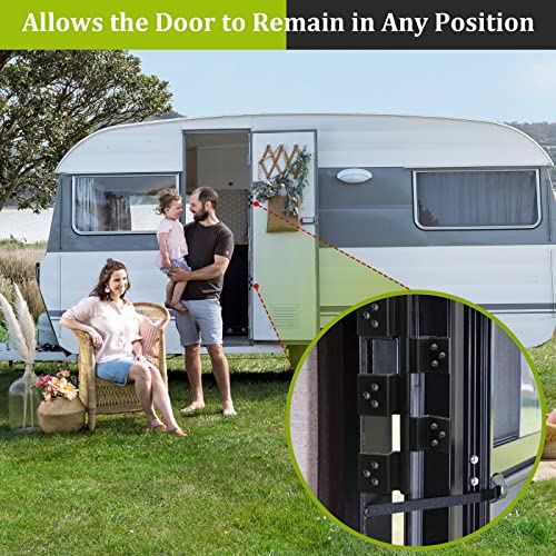 Yoolon RV Door Hinges, RV Entry Door Friction Hinge Kit, Camper Door