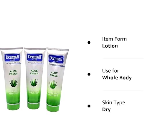 Miniatura 3 de Dermasil Loción corporal hidratante fresca de aloe