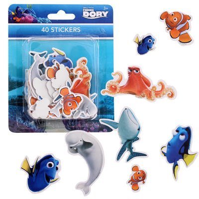 Stickers Finding Dory autocollants pour personnaliser un cahier d'école ou une chambre
