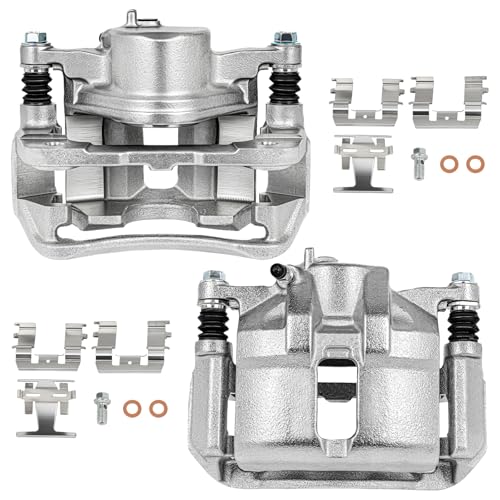 Image of SCITOO 19B1461 19B1460 Front Left & Right Disc Brake Calipers Assembly w /Bracket for Acura for CL /for Integra /for TL,for Honda for Accord /for CR-V /for Odyssey /for Prelude,for Isuzu for Oasis