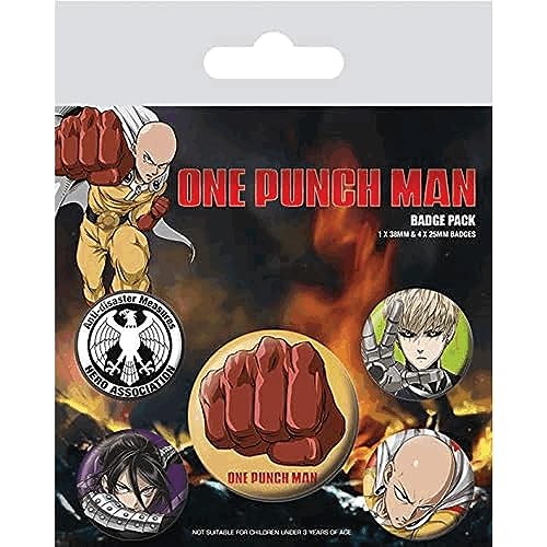 Badge Pack One Punch Man Destructive