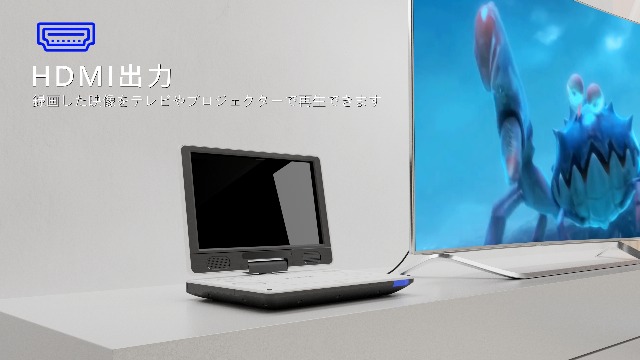 FANGOR 12型ポータブルブルーレイプレーヤー