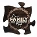 P. Graham Dunn Our Family Today Always Forever 12 x 12 Wood Wall Art Puzzle Piece Plaque